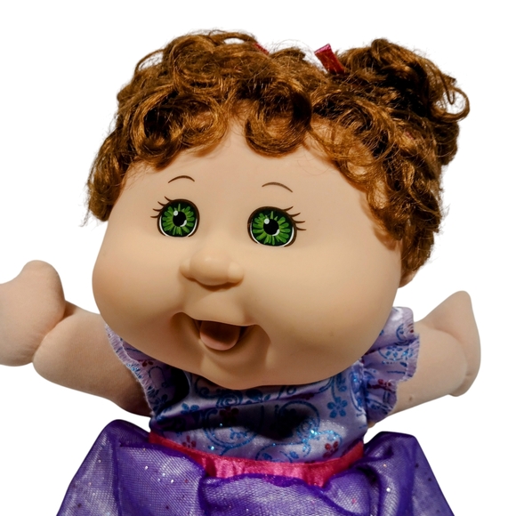 PA 15 FB 14” Cabbage Patch PLAY ALONG 2007 Brunette Hair Green Eyes Happy Face - Picture 8 of 9